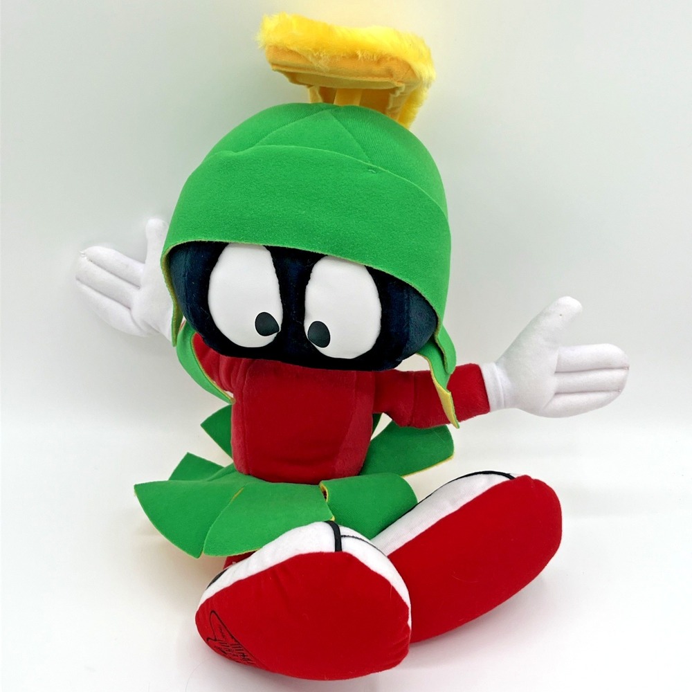 Vintage Marvin the Martian‎ Talking Plush 15" 1998 Applause Looney Tunes